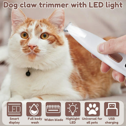 PawTrim LED Pro – Recortador Premium para Patas con Luz y Pantalla