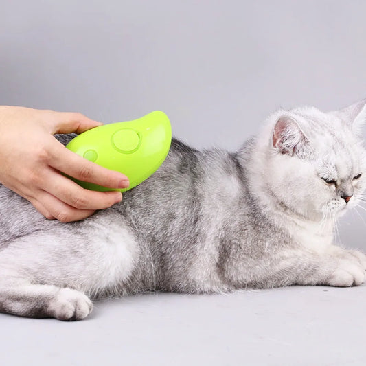 🧼 SteamPaw 3en1 – Cepillo Vaporizador, Limpiador y Masajeador para Mascotas
